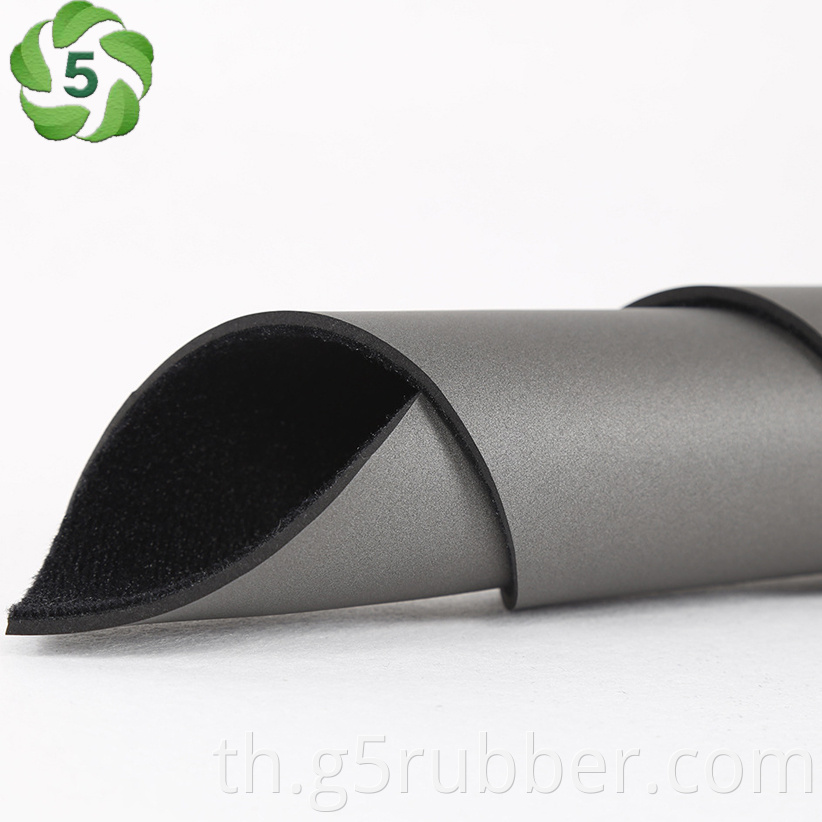 G5 Natural Rubber Grey Color Pu Coating Sheets